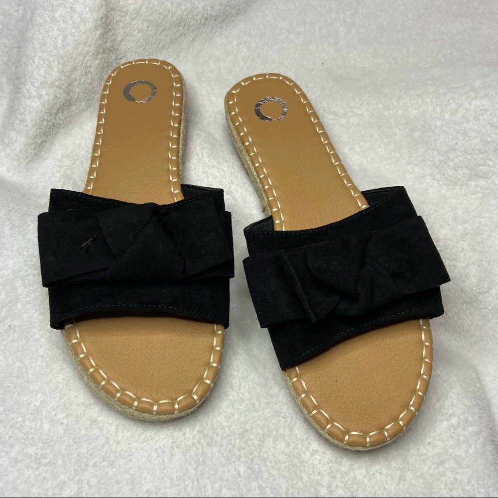 EVVA SLIDE SANDAL - BLACK